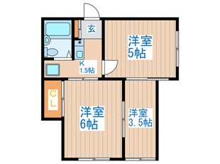 Ｋ・ＯＮＥの物件間取画像